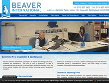 Tablet Screenshot of beaverinternational.com